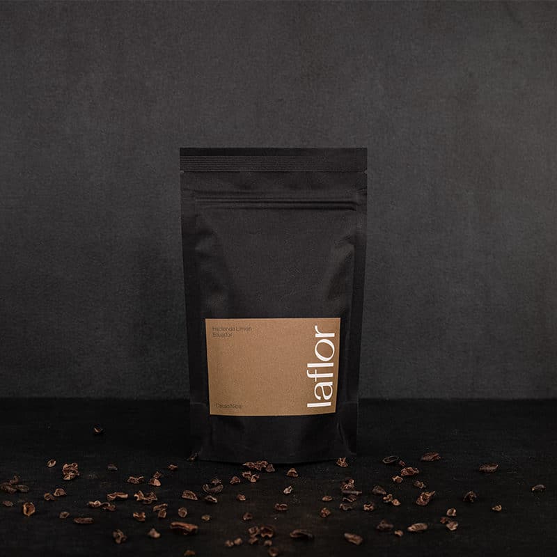 Kakao Nibs Verpackung Vorderseite