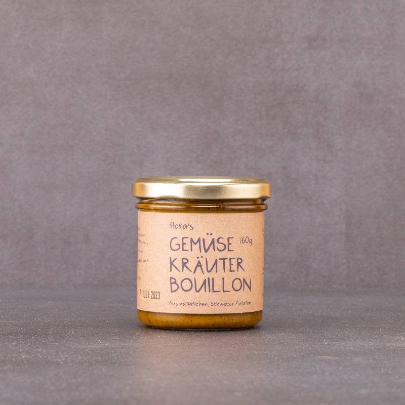 flora's Gemüse Kräuter Bouillon Frontansicht