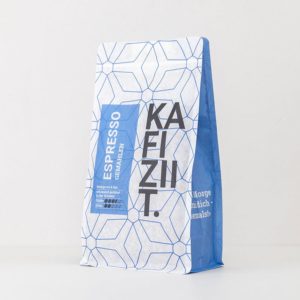 Espresso gemahlen in Verpackung