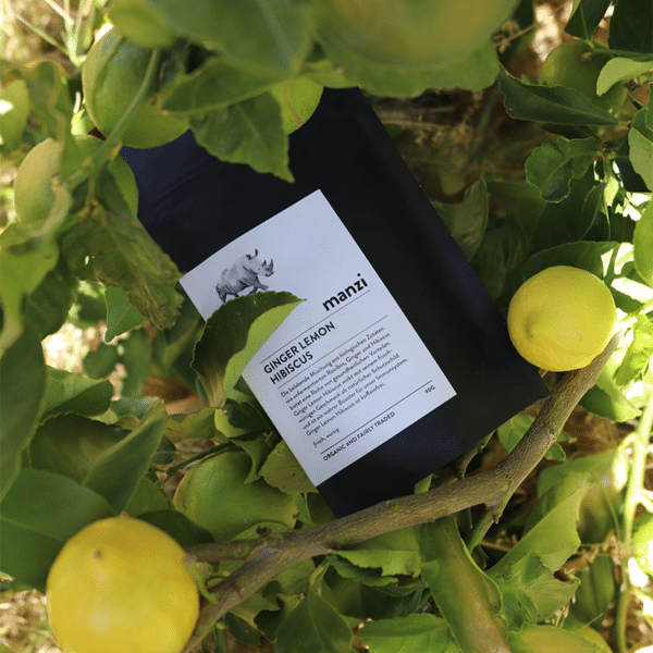 Lemon Hibiscus Tee in Verpackung