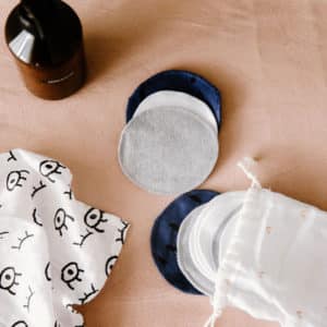 Mood Bild wiederverwandbare Abschminkpads