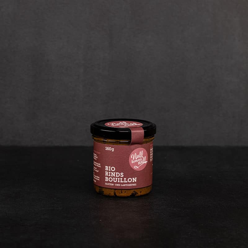 Nullkommanull Bio Rindsbouillon im Glas