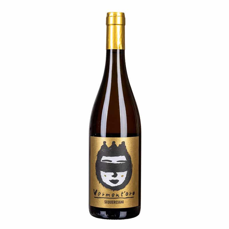 Vermentoro Flasche auf weissem Hintergrund