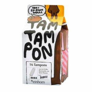 Tamtampon Super. 16 Bio-Tampons in der grössten Grösse