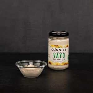 Vayo im Glas und in einer kleinen Schüssel unverpackt