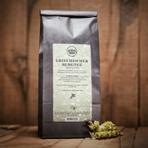 Griechischer Bergtee in Verpackung