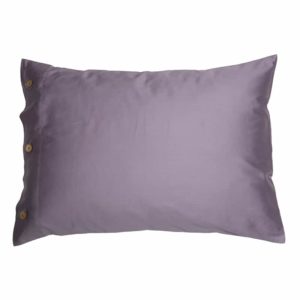 Ganzansicht Kissen mauve mit Kokosknöpfen